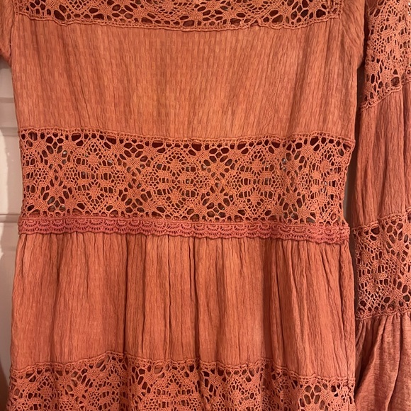 Free People lace and subtle tie-dye dress - Picture 5 of 12